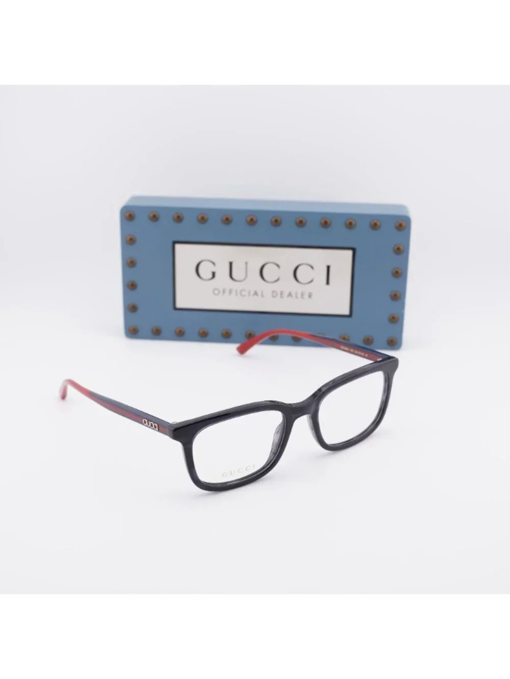 Gucci GG1928O 004 Square Eyeglasses – Grey Havana 53mm
